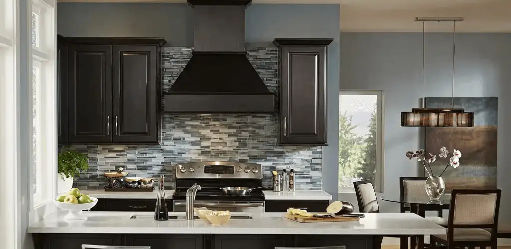 Kitchen cabinet painting and refinishing in a modern kitchen in Green Bay, WI